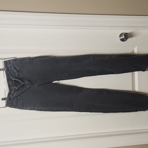 Versace 1969 Abbigliamento Sportivo SRL Jeans Italy Sz 27 Skinny Black Stretch